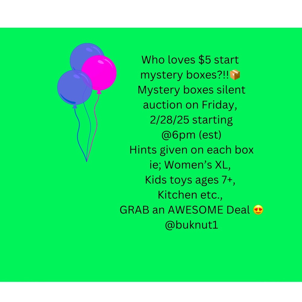 Mystery Box $5 Auction!